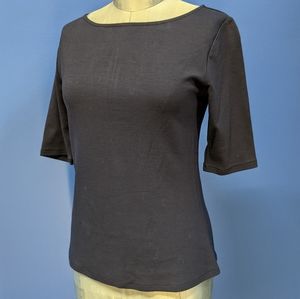 Ann Taylor Fitted Short Sleeve Blouse